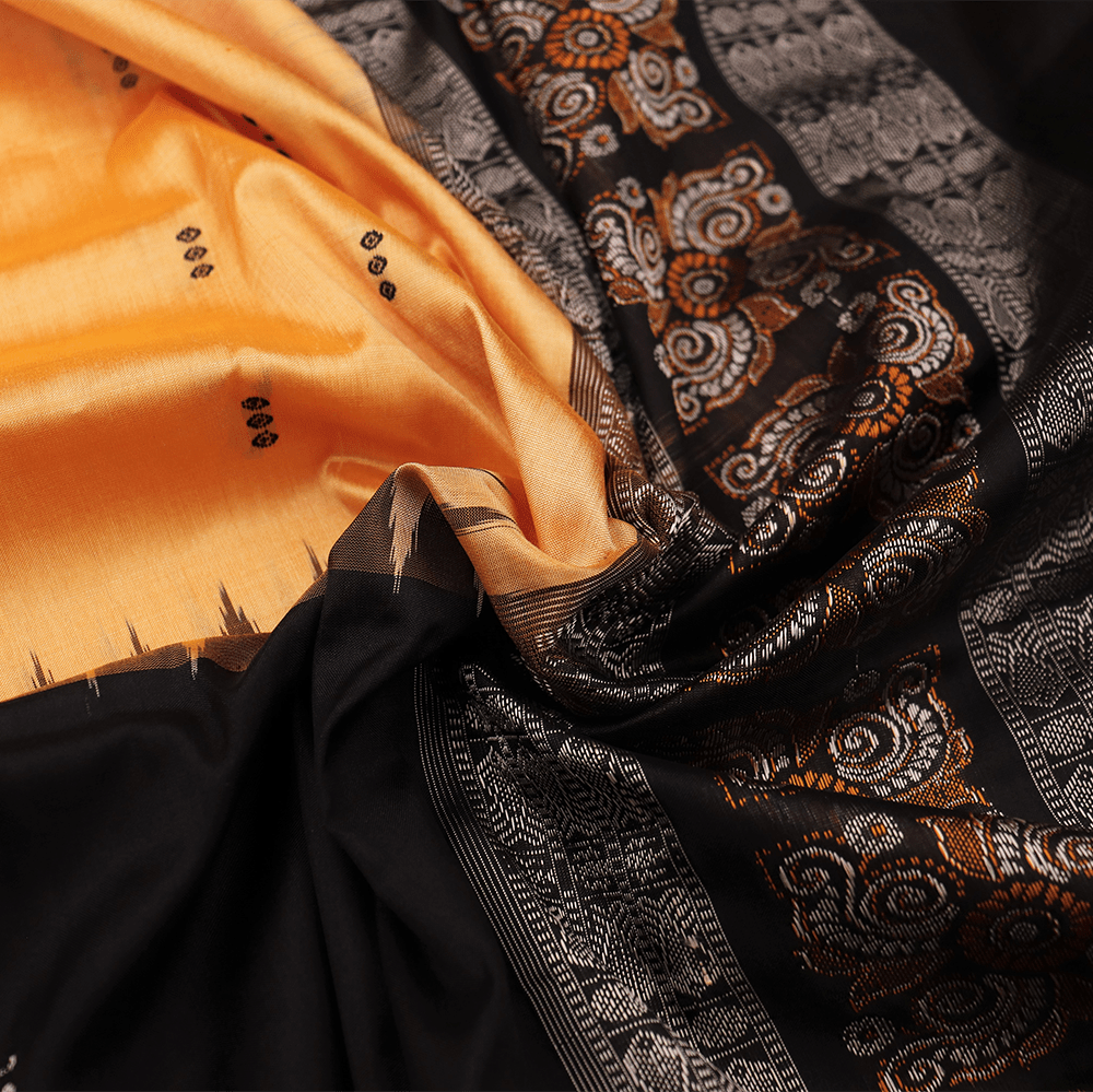 Handloom Silk Bomkai Saree Handloom Saree_Bomkai Silk Priyadarshini Handloom 