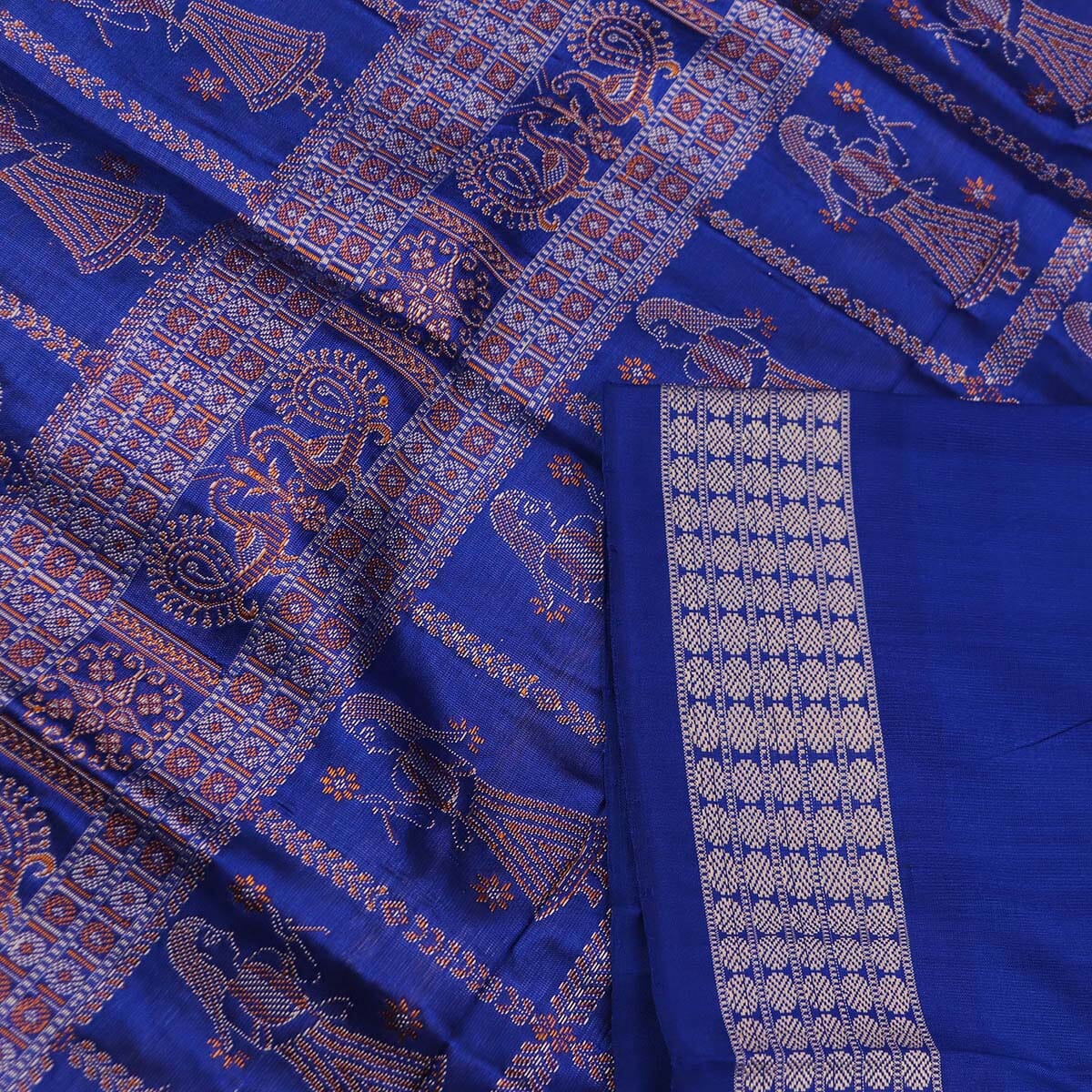 Handloom Silk Bomkai Saree Handloom Saree_Bomkai Silk Priyadarshini Handloom 
