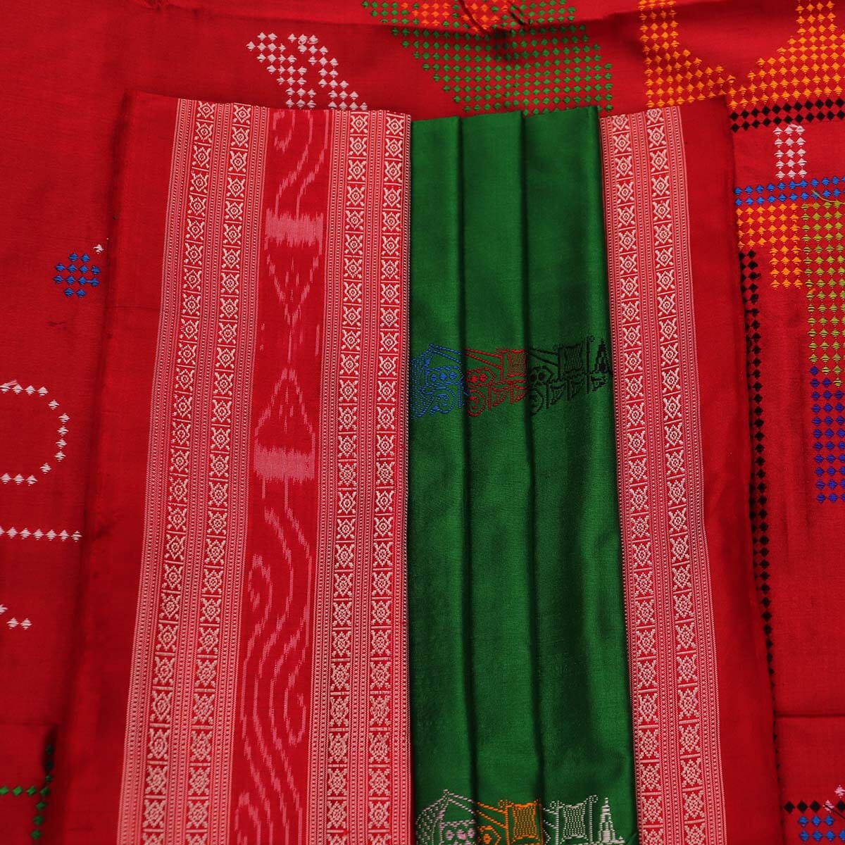 Handloom Silk Bomkai Saree Handloom Saree_Bomkai Silk Priyadarshini Handloom 
