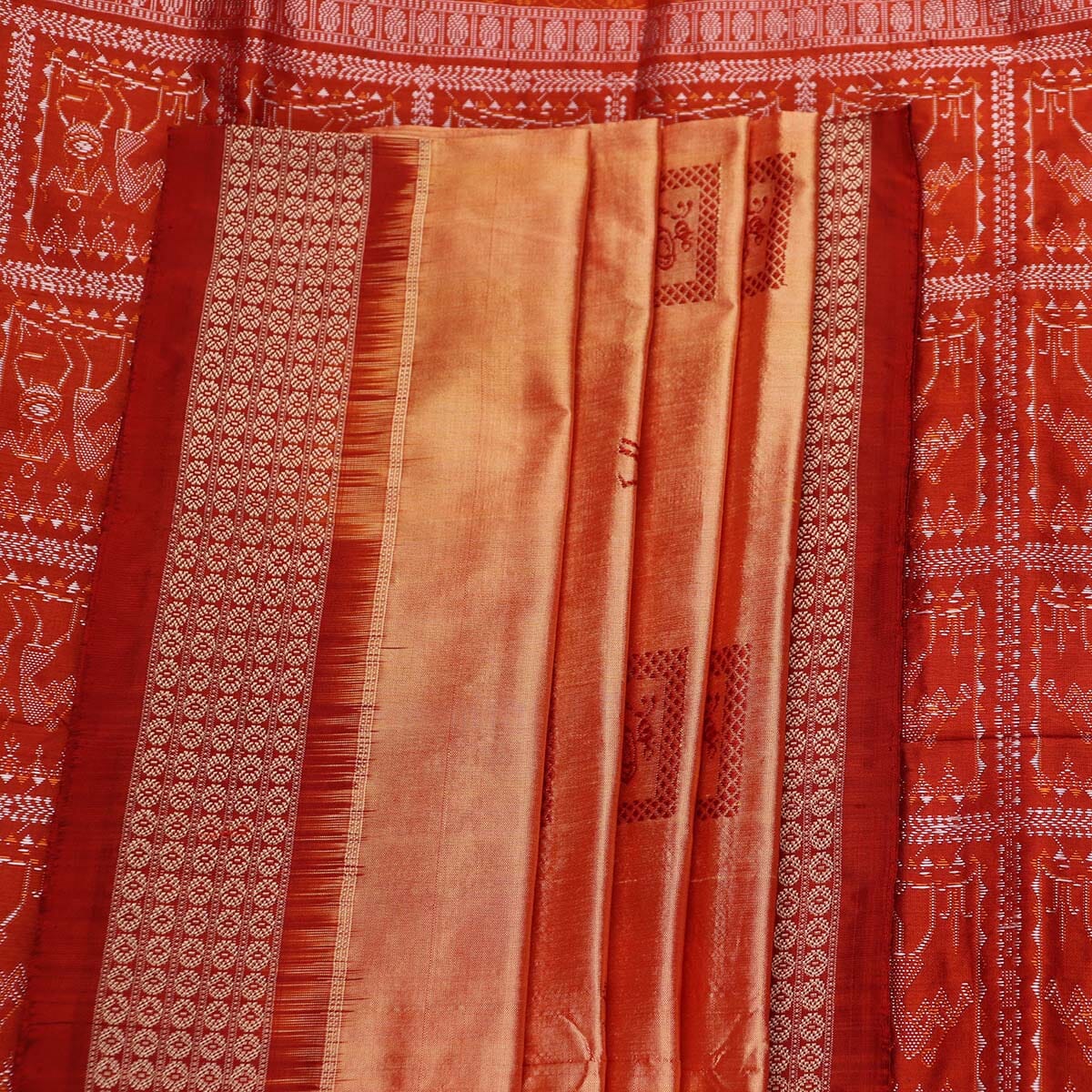 Handloom Silk Bomkai Saree Handloom Saree_Bomkai Silk Priyadarshini Handloom 