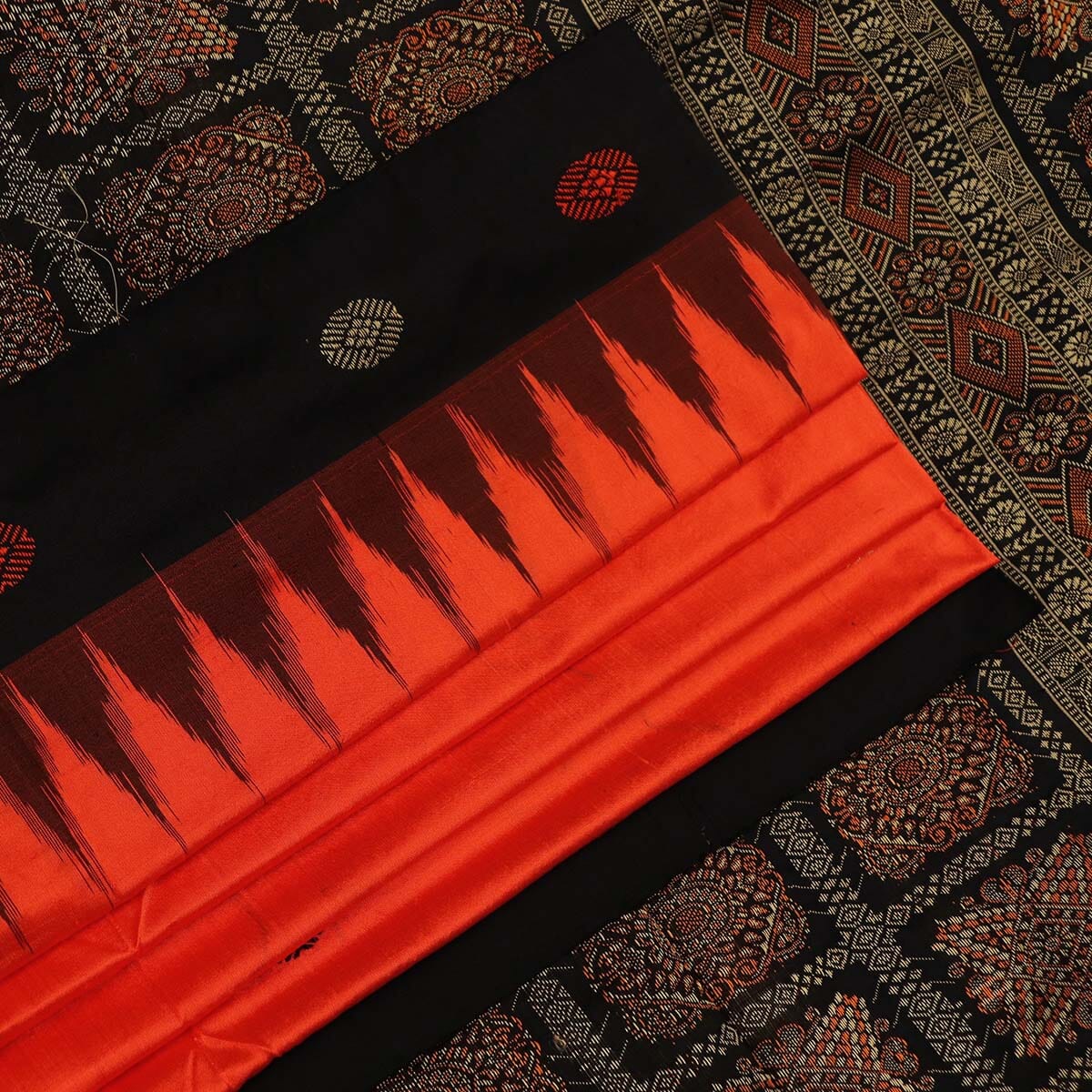 Handloom Silk Bomkai Saree Handloom Saree_Bomkai Silk Priyadarshini Handloom 