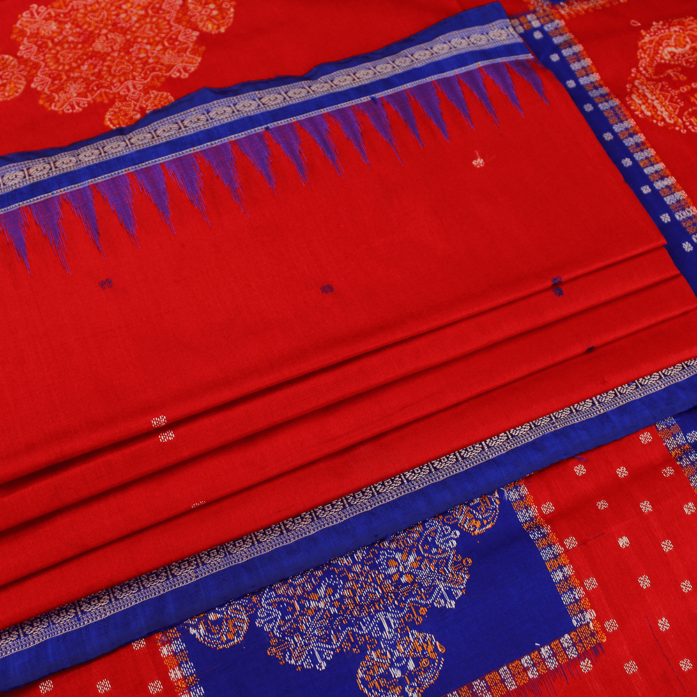 Handloom Silk Bomkai Saree Handloom Saree_Bomkai Silk Priyadarshini Handloom 