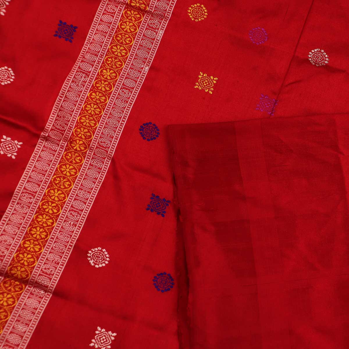 Handloom Silk Bomkai Saree Handloom Saree_Bomkai Silk Priyadarshini Handloom 