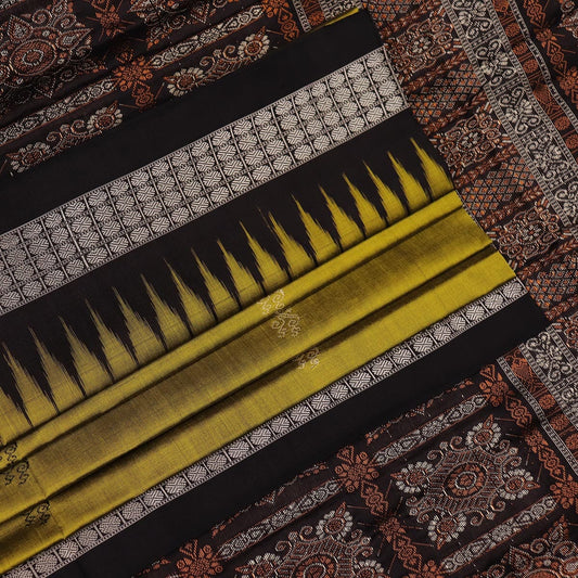 Handloom Silk Bomkai Saree Handloom Saree_Bomkai Silk Priyadarshini Handloom 