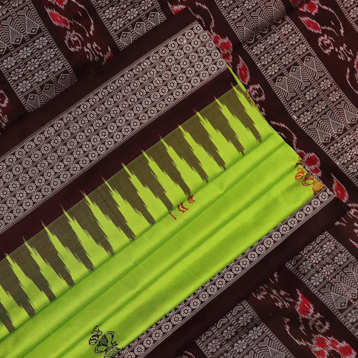 Handloom Silk Bomkai Saree Handloom Saree_Bomkai Silk Priyadarshini Handloom 