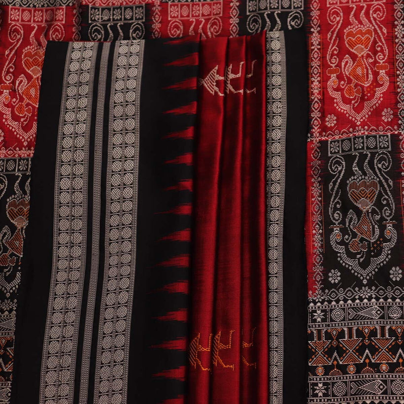 Bomkai weave detail