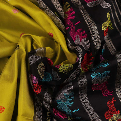 Handloom Silk Bomkai Saree Handloom Saree_Bomkai Silk Priyadarshini Handloom 