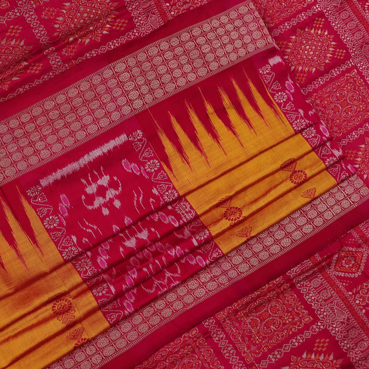 Handloom Silk Bomkai Saree Handloom Saree_Bomkai Silk Priyadarshini Handloom 