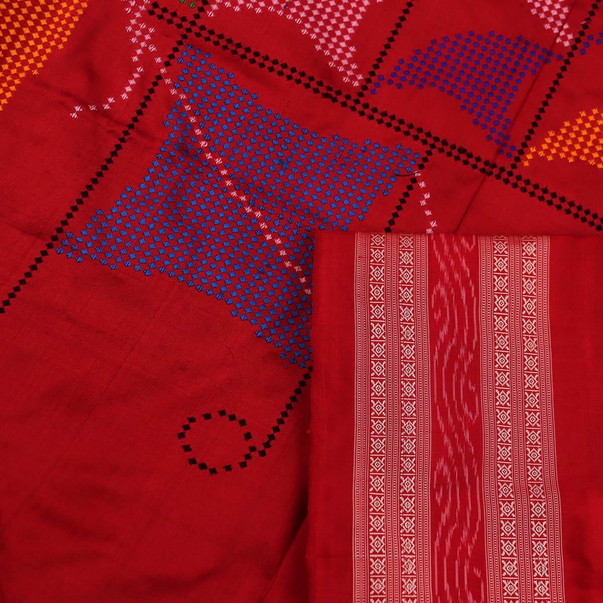 Handloom Silk Bomkai Saree Handloom Saree_Bomkai Silk Priyadarshini Handloom 