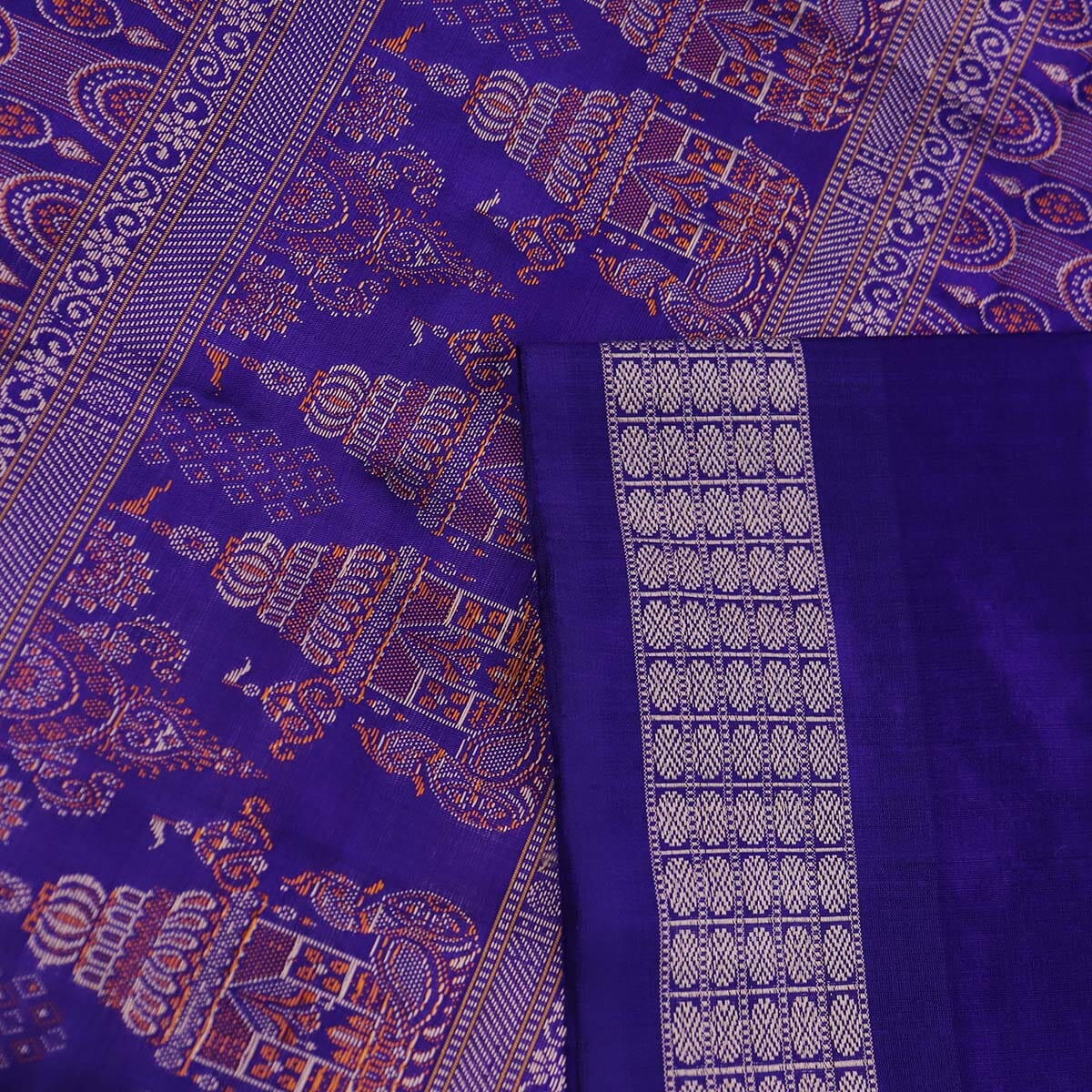 Handloom Silk Bomkai Saree Handloom Saree_Bomkai Silk Priyadarshini Handloom 