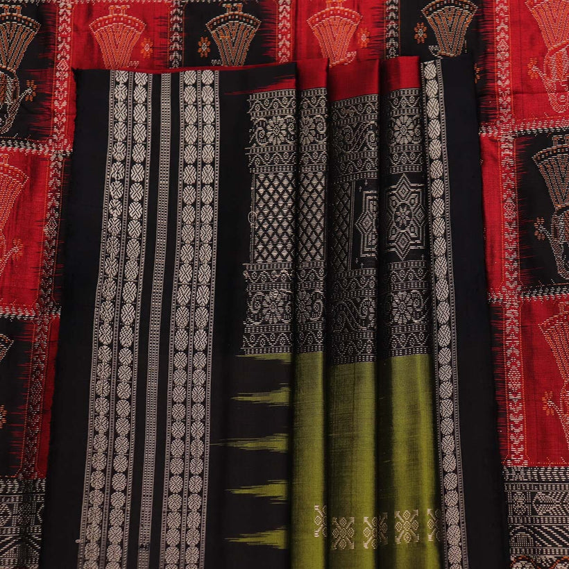 Bomkai weave detail