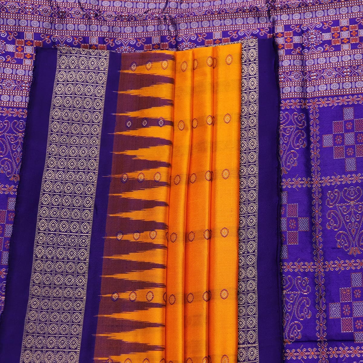 Handloom Silk Bomkai Saree Handloom Saree_Bomkai Silk Priyadarshini Handloom 