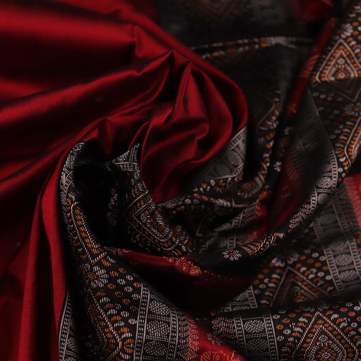 Handloom Silk Bomkai Saree Handloom Saree_Bomkai Silk Priyadarshini Handloom 