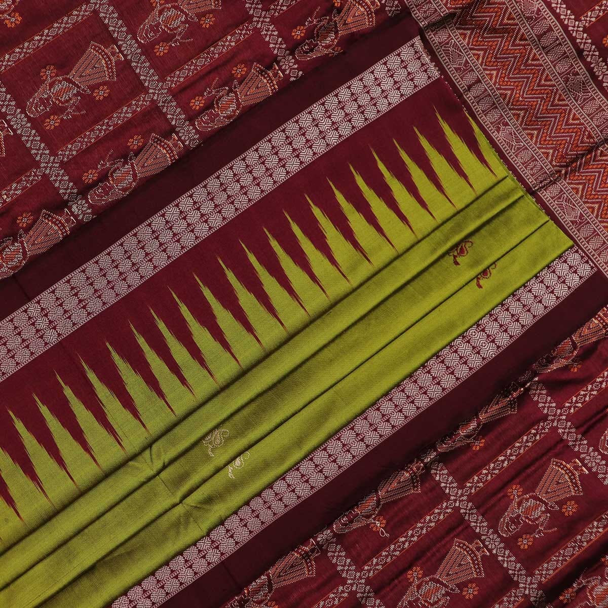 Handloom Silk Bomkai Saree Handloom Saree_Bomkai Silk Priyadarshini Handloom 