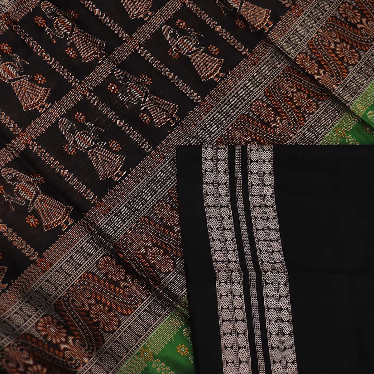 Handloom Silk Bomkai Saree Handloom Saree_Bomkai Silk Priyadarshini Handloom 