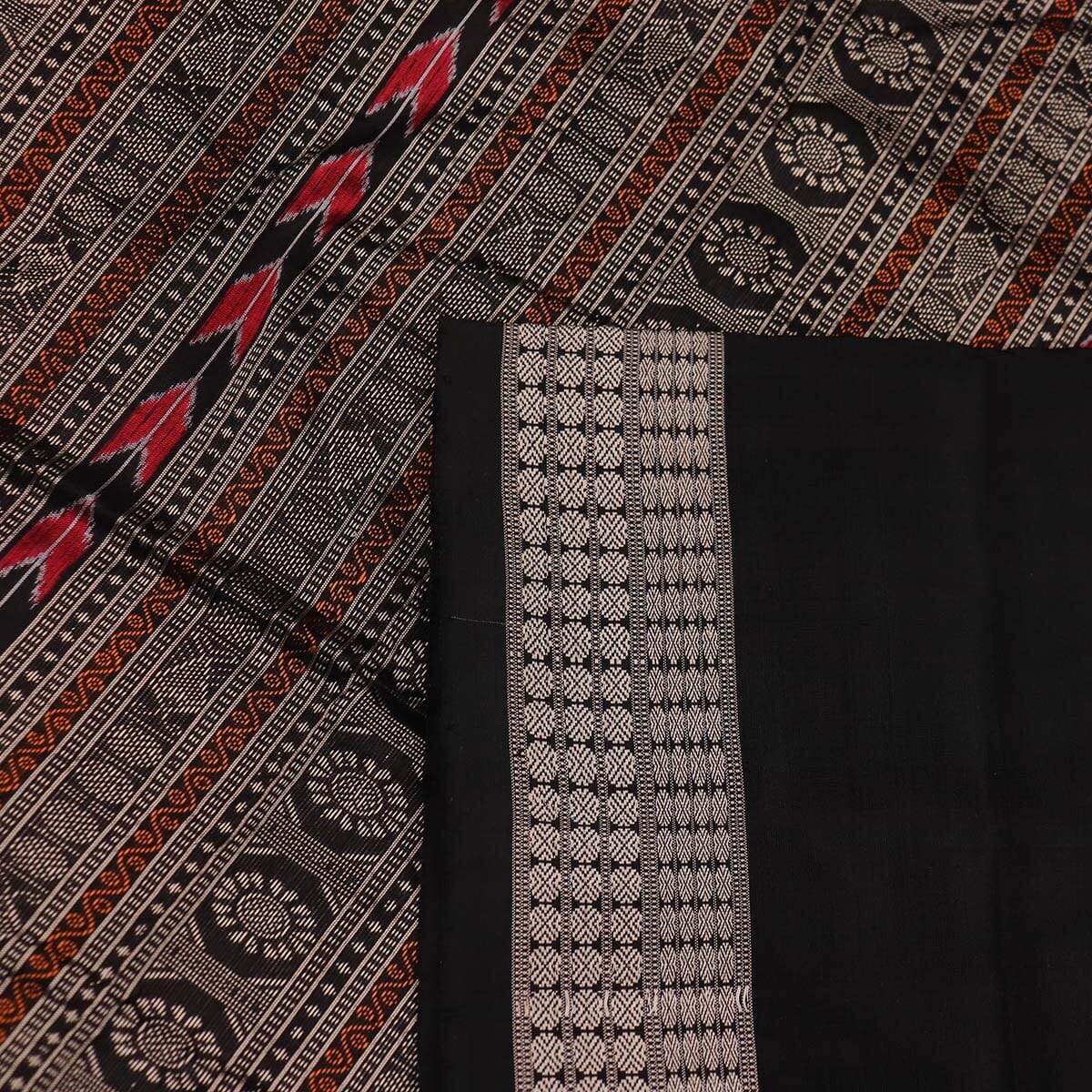 Handloom Silk Bomkai Saree Handloom Saree_Bomkai Silk Priyadarshini Handloom 