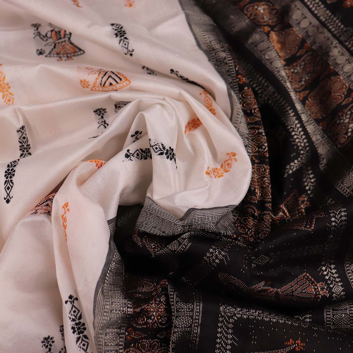 Handloom Silk Bomkai Saree Handloom Saree_Bomkai Silk Priyadarshini Handloom 