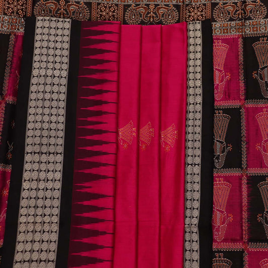 Handloom Silk Bomkai Saree Handloom Saree_Bomkai Silk Priyadarshini Handloom 