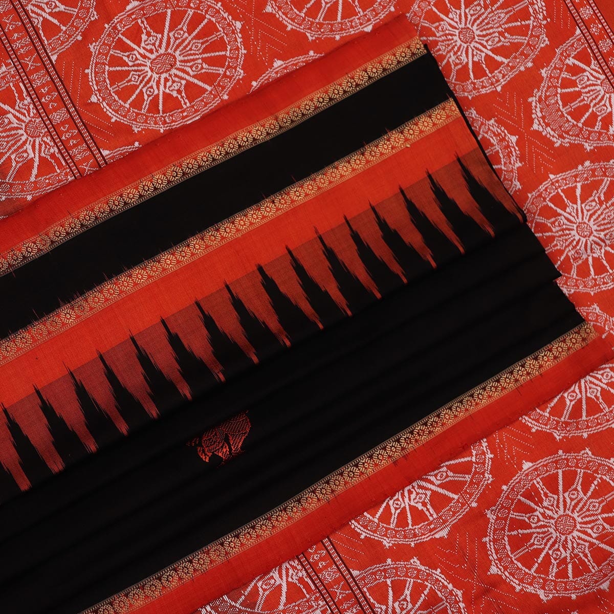 Handloom Silk Bomkai Saree Handloom Saree_Bomkai Silk Priyadarshini Handloom 