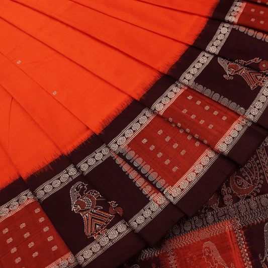 Handloom Silk Bomkai Saree Handloom Saree_Bomkai Silk Priyadarshini Handloom 