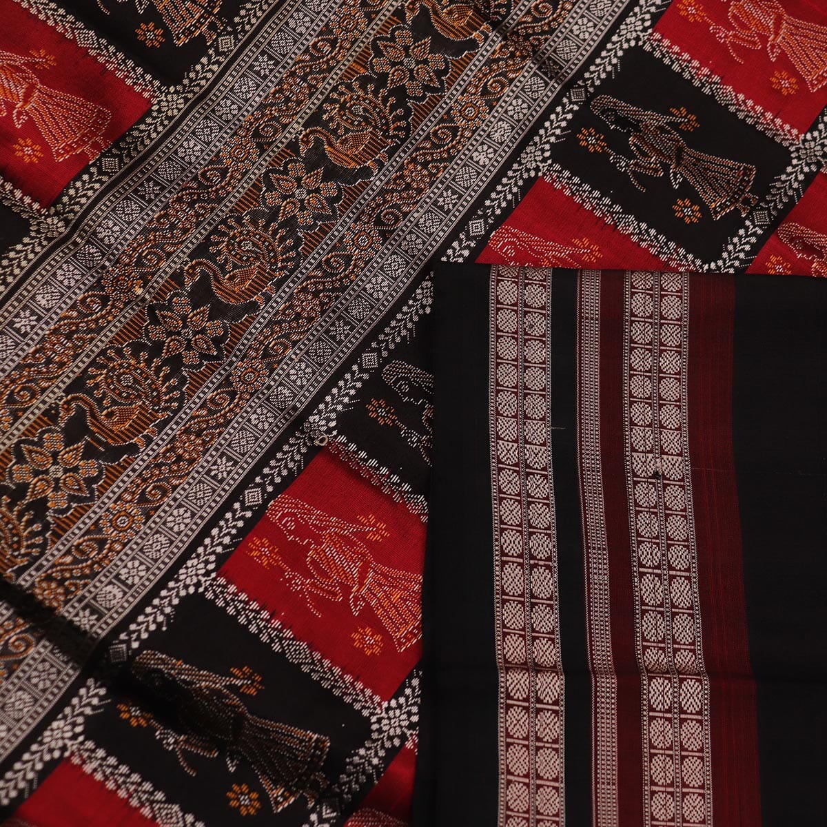 Handloom Silk Bomkai Saree Handloom Saree_Bomkai Silk Priyadarshini Handloom 