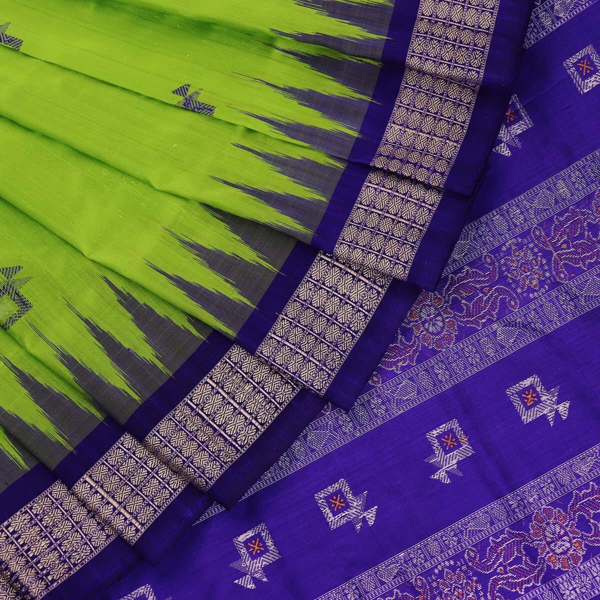 Handloom Silk Bomkai Saree Handloom Saree_Bomkai Silk Priyadarshini Handloom 