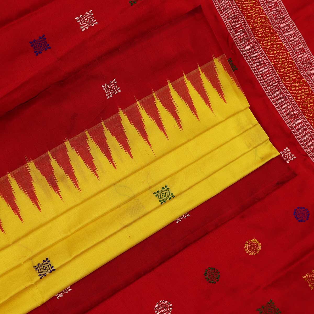 Handloom Silk Bomkai Saree Handloom Saree_Bomkai Silk Priyadarshini Handloom 