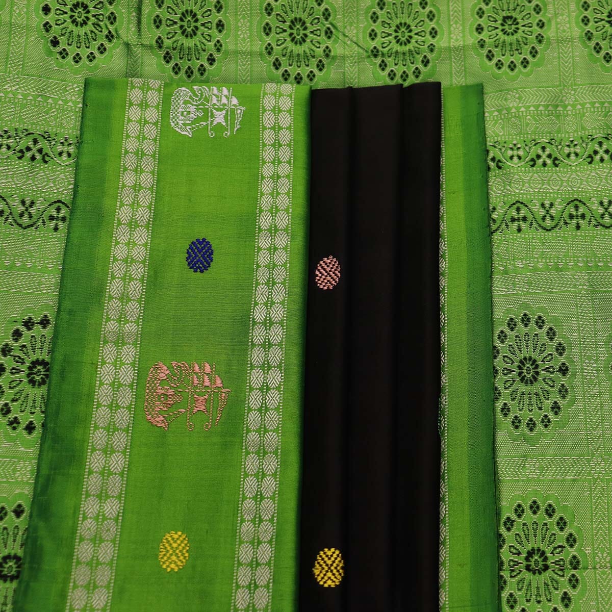Handloom Silk Bomkai Saree Handloom Saree_Bomkai Silk Priyadarshini Handloom 