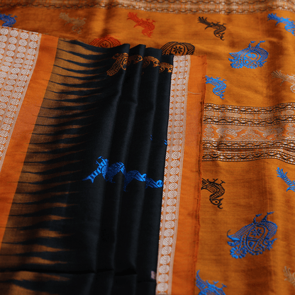 Handloom Silk Bomkai Saree Handloom Saree_Bomkai Silk Priyadarshini Handloom 