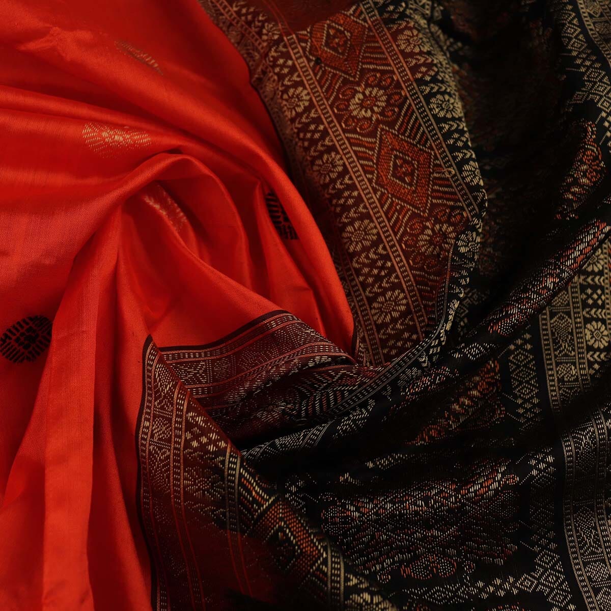 Handloom Silk Bomkai Saree Handloom Saree_Bomkai Silk Priyadarshini Handloom 