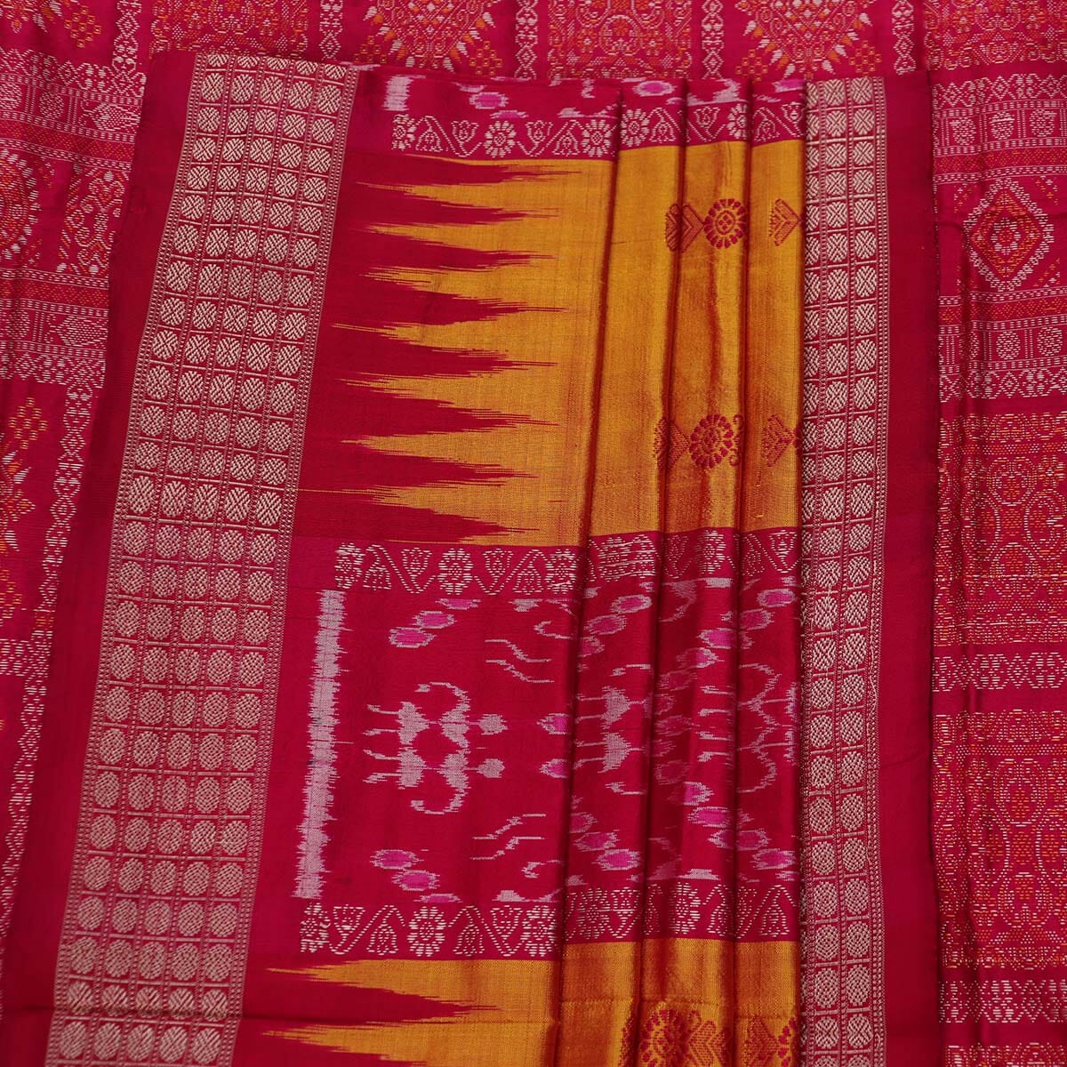 Handloom Silk Bomkai Saree Handloom Saree_Bomkai Silk Priyadarshini Handloom 