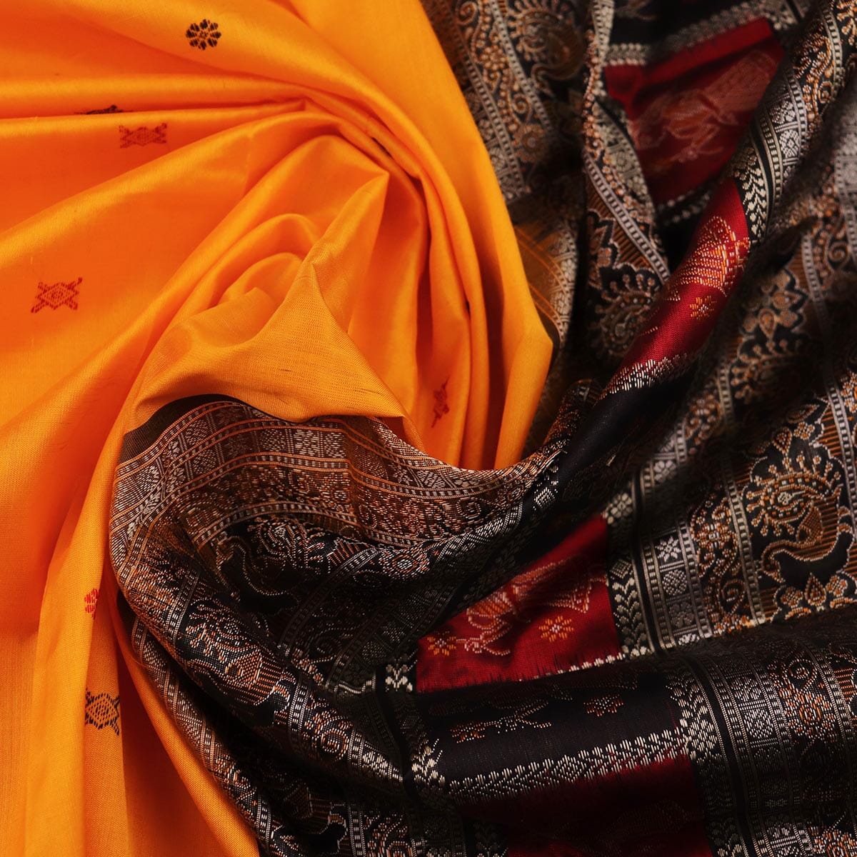 Handloom Silk Bomkai Saree Handloom Saree_Bomkai Silk Priyadarshini Handloom 