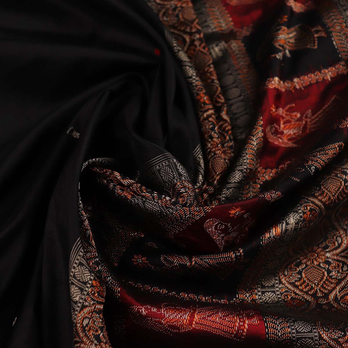 Handloom Silk Bomkai Saree Handloom Saree_Bomkai Silk Priyadarshini Handloom 