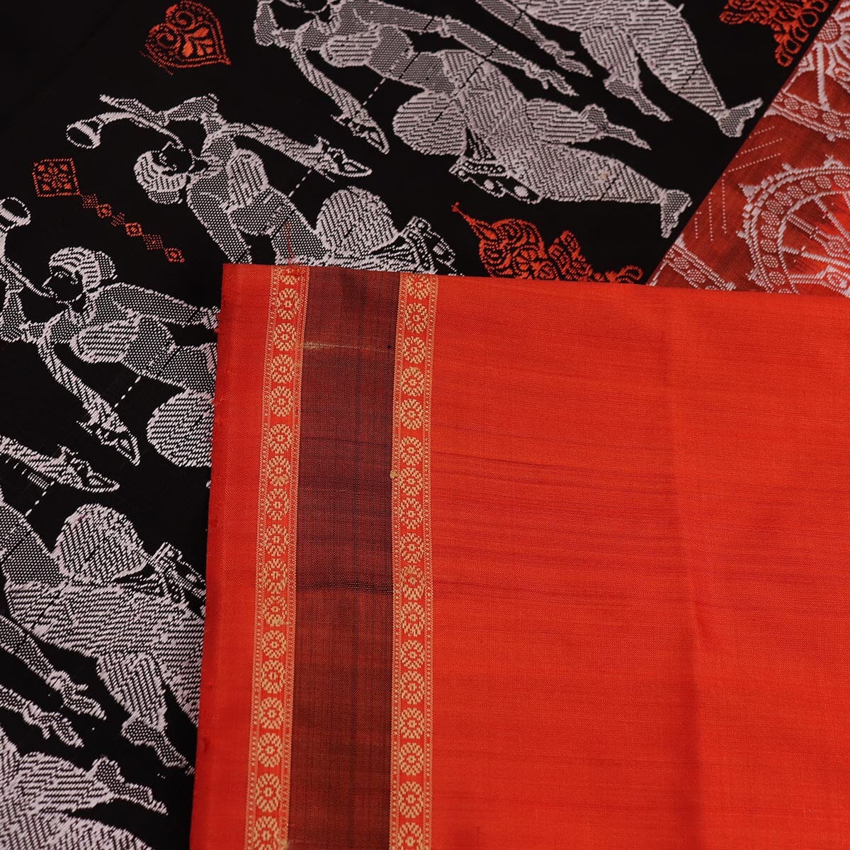 Handloom Silk Bomkai Saree Handloom Saree_Bomkai Silk Priyadarshini Handloom 