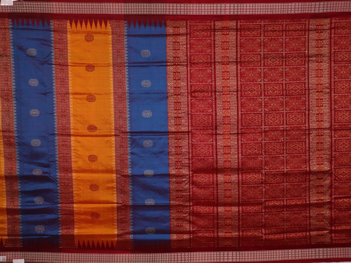 Handloom Silk Bomkai Saree Handloom Saree_Bomkai Silk Priyadarshini Handloom 