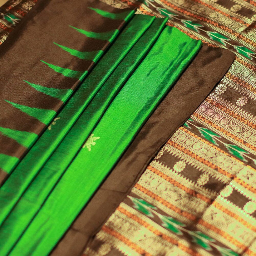 Bomkai weave detail