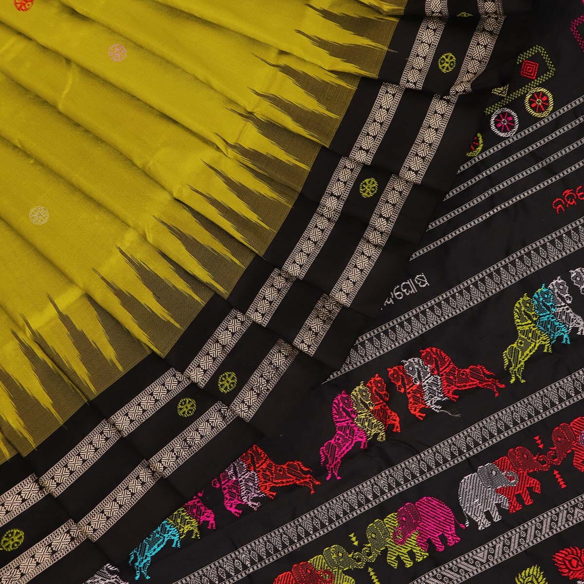 Handloom Silk Bomkai Saree Handloom Saree_Bomkai Silk Priyadarshini Handloom 