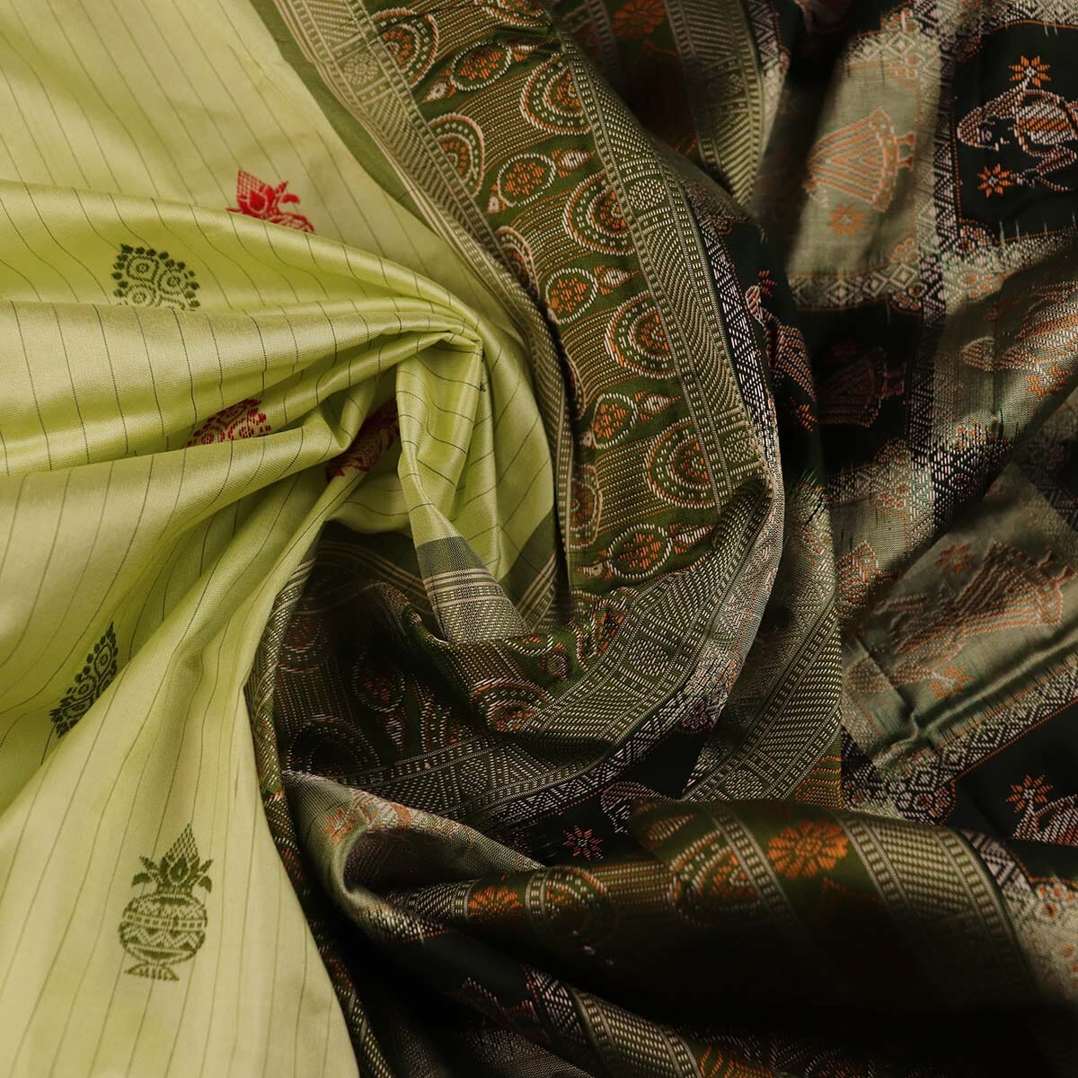 Handloom Silk Bomkai Saree Handloom Saree_Bomkai Silk Priyadarshini Handloom 