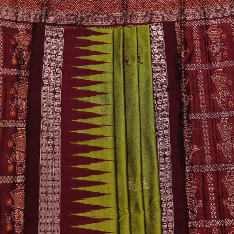 Bomkai weave detail