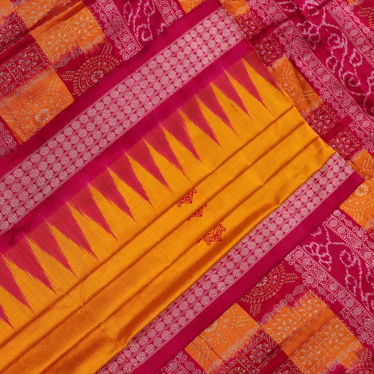 Handloom Silk Bomkai Saree Handloom Saree_Bomkai Silk Priyadarshini Handloom 