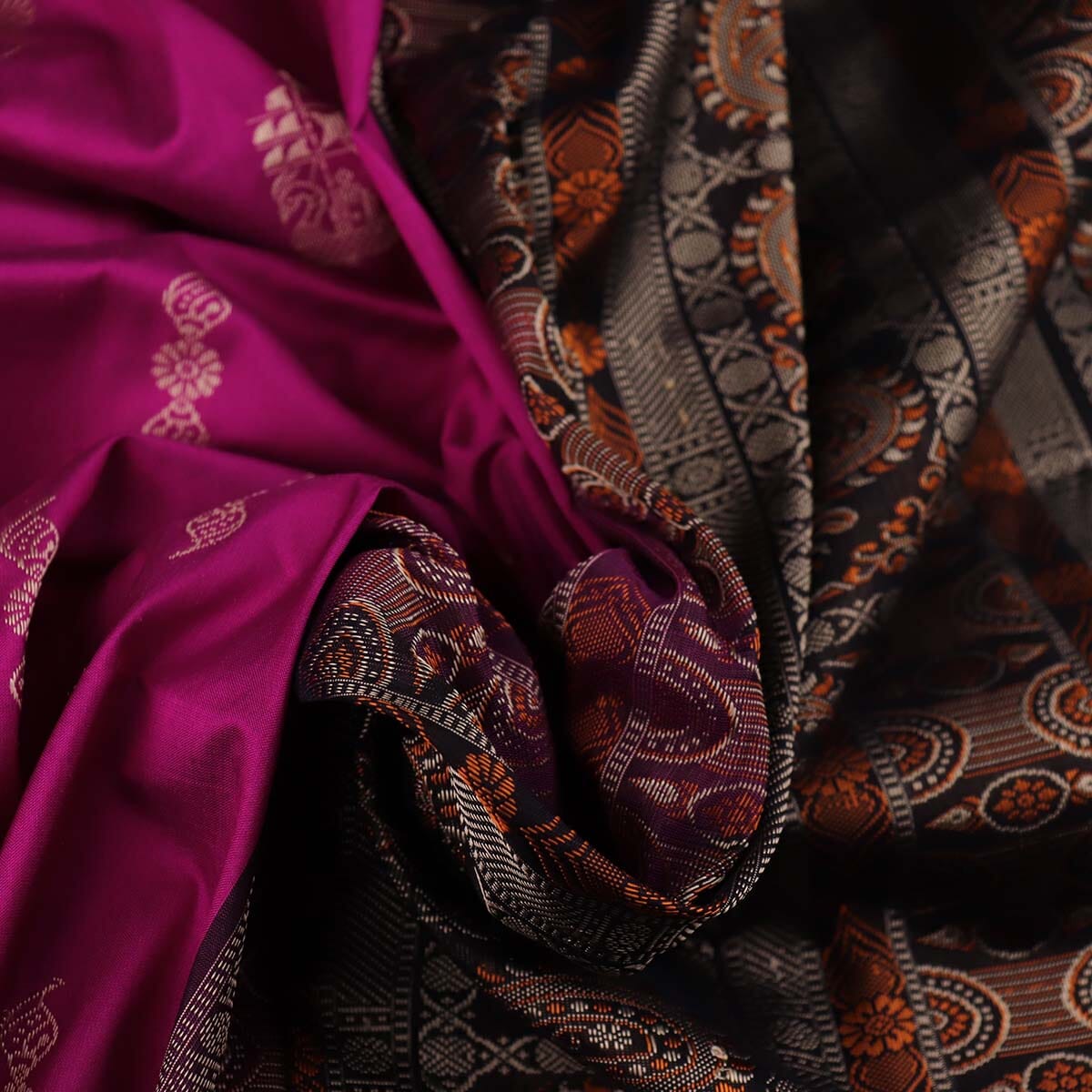 Handloom Silk Bomkai Saree Handloom Saree_Bomkai Silk Priyadarshini Handloom 