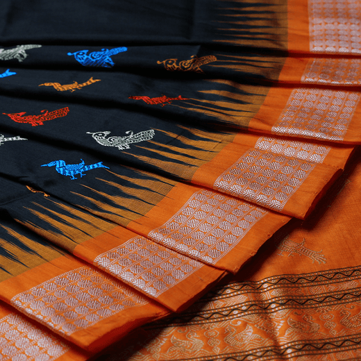 Handloom Silk Bomkai Saree