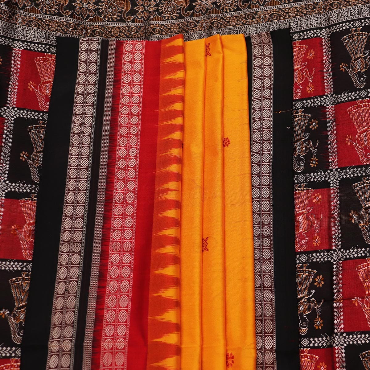 Handloom Silk Bomkai Saree Handloom Saree_Bomkai Silk Priyadarshini Handloom 