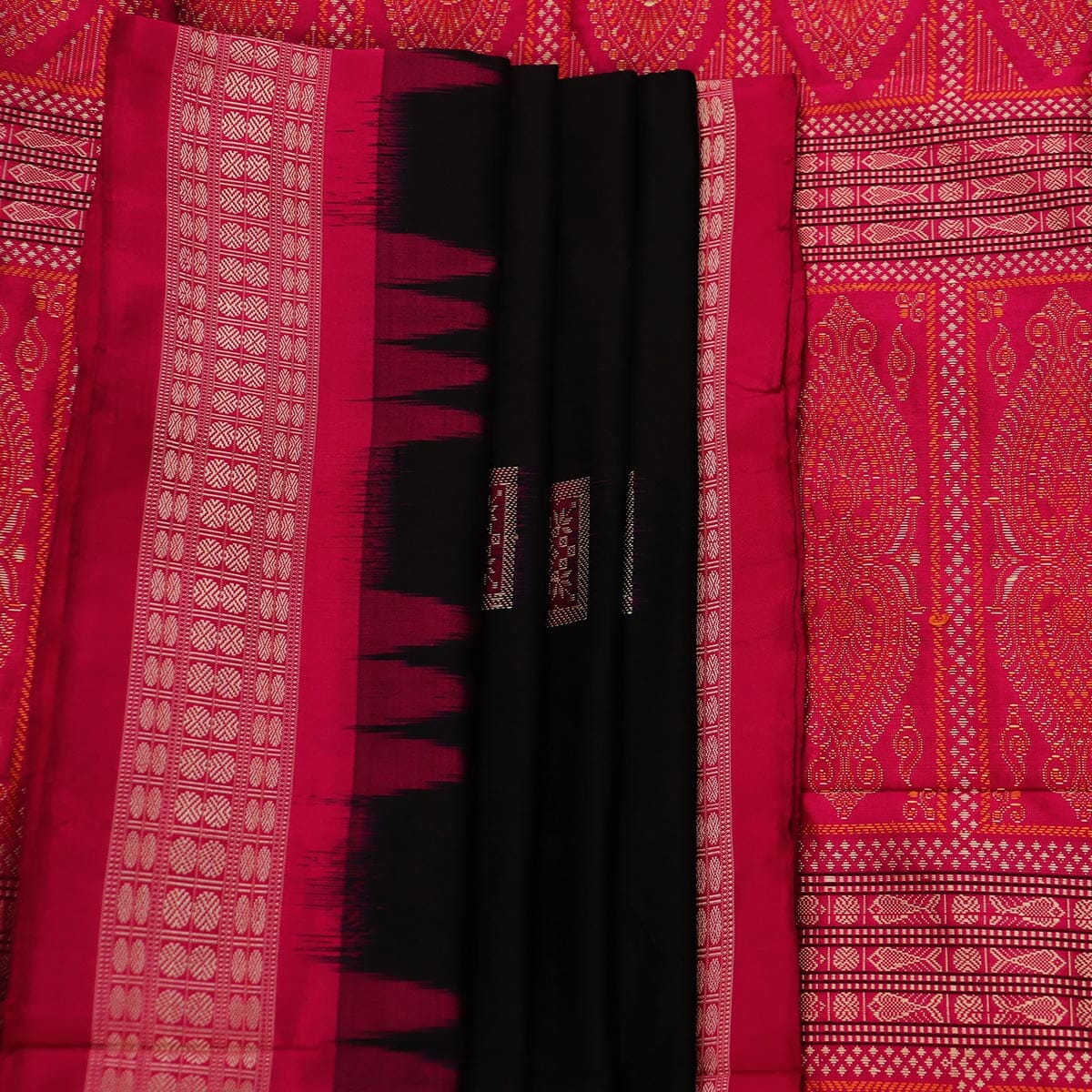 Handloom Silk Bomkai Saree Handloom Saree_Bomkai Silk Priyadarshini Handloom 