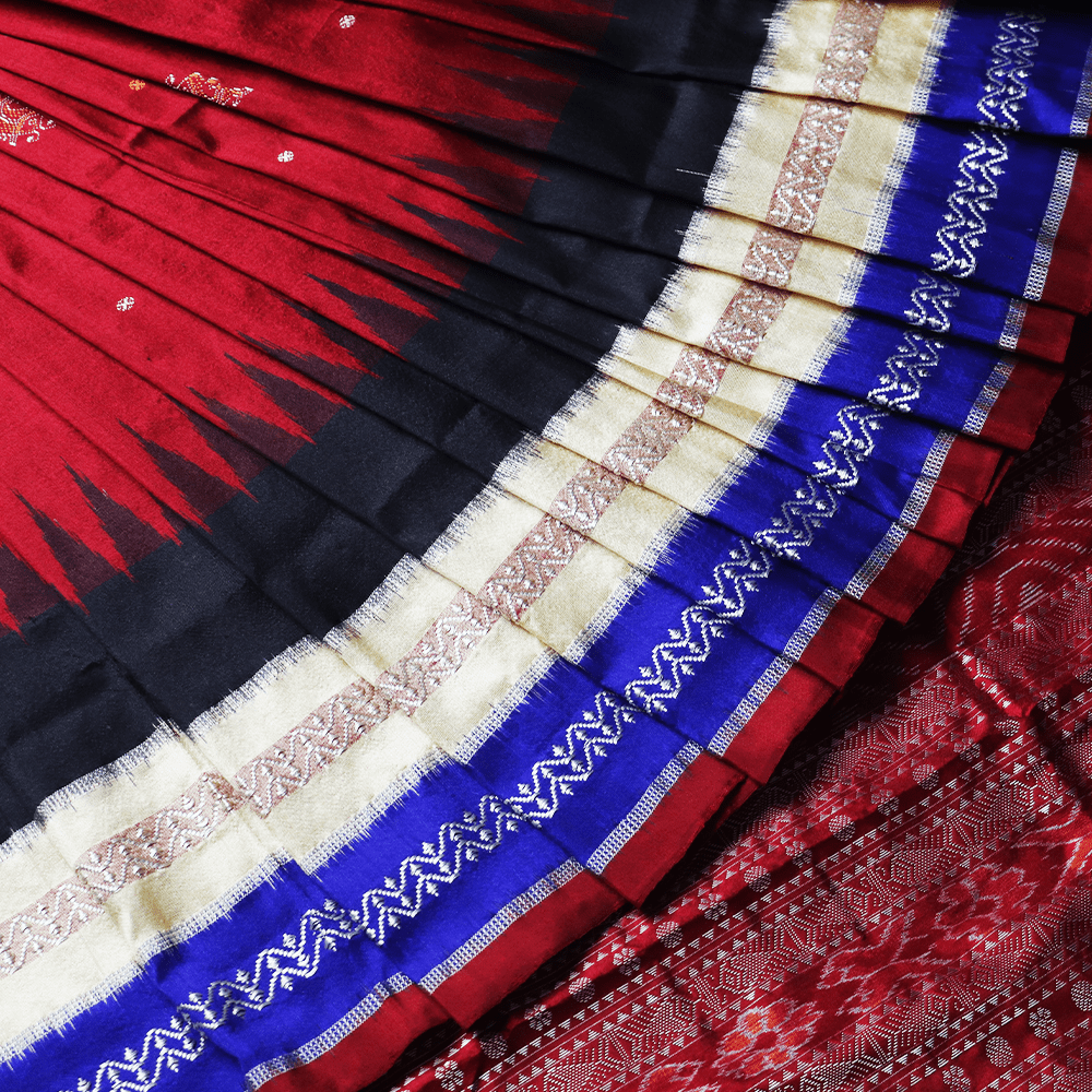 Handloom Silk Bomkai Saree Handloom Saree_Bomkai Silk Priyadarshini Handloom 