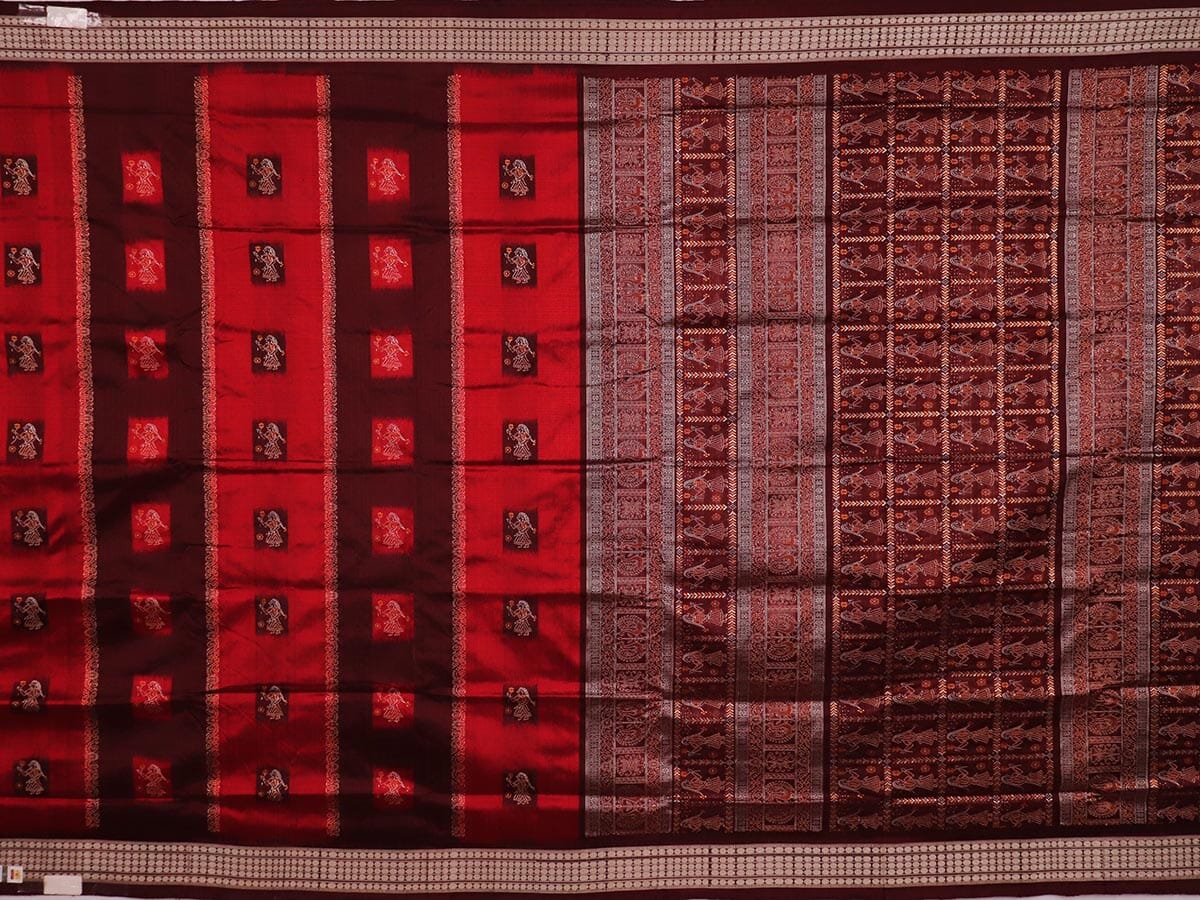 Handloom Silk Bomkai Saree Handloom Saree_Bomkai Silk Priyadarshini Handloom 