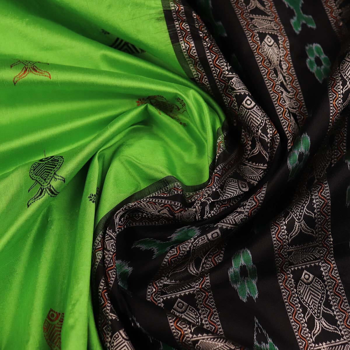 Handloom Silk Bomkai Saree Handloom Saree_Bomkai Silk Priyadarshini Handloom 