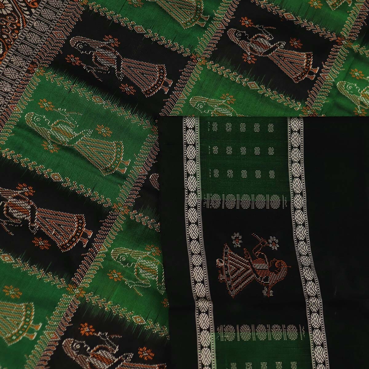 Handloom Silk Bomkai Saree Handloom Saree_Bomkai Silk Priyadarshini Handloom 