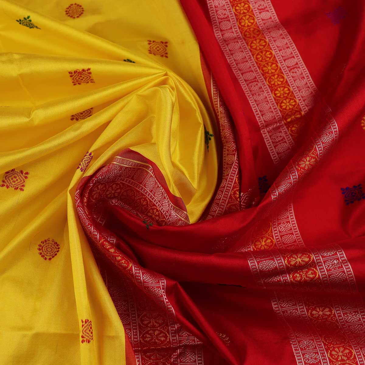 Handloom Silk Bomkai Saree Handloom Saree_Bomkai Silk Priyadarshini Handloom 
