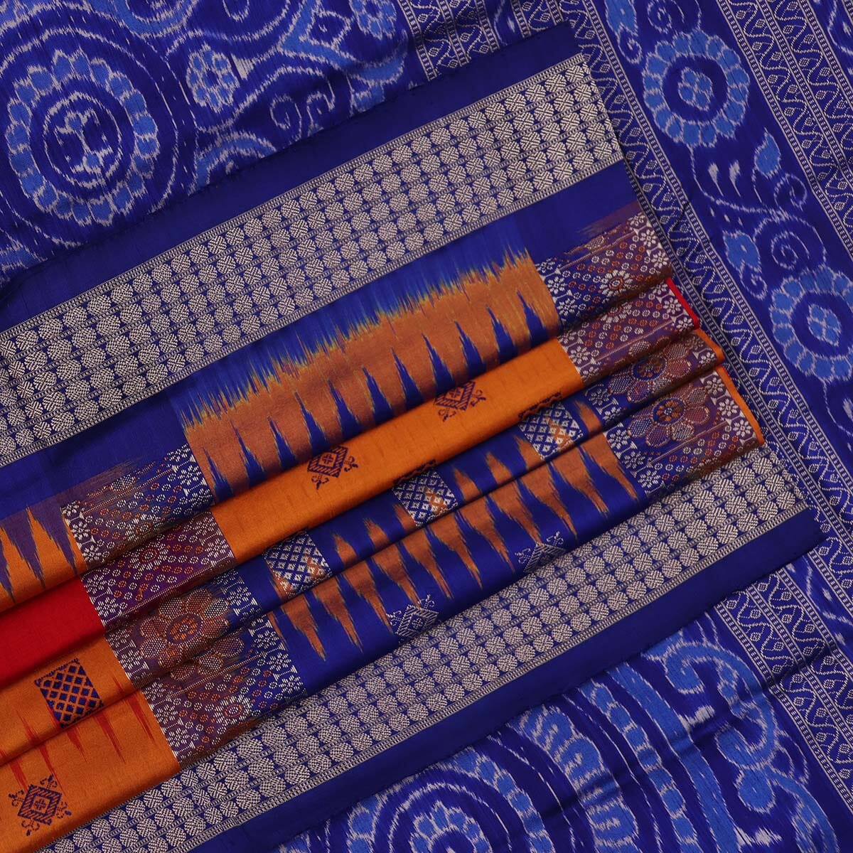 Handloom Silk Bomkai Saree Handloom Saree_Bomkai Silk Priyadarshini Handloom 